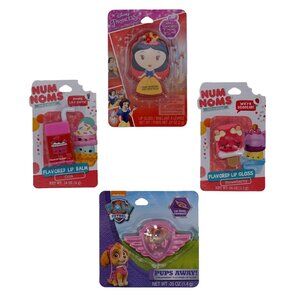 Assorted Flavored Lip Treats: Num Noms, Paw Patrol, and Disney Princess